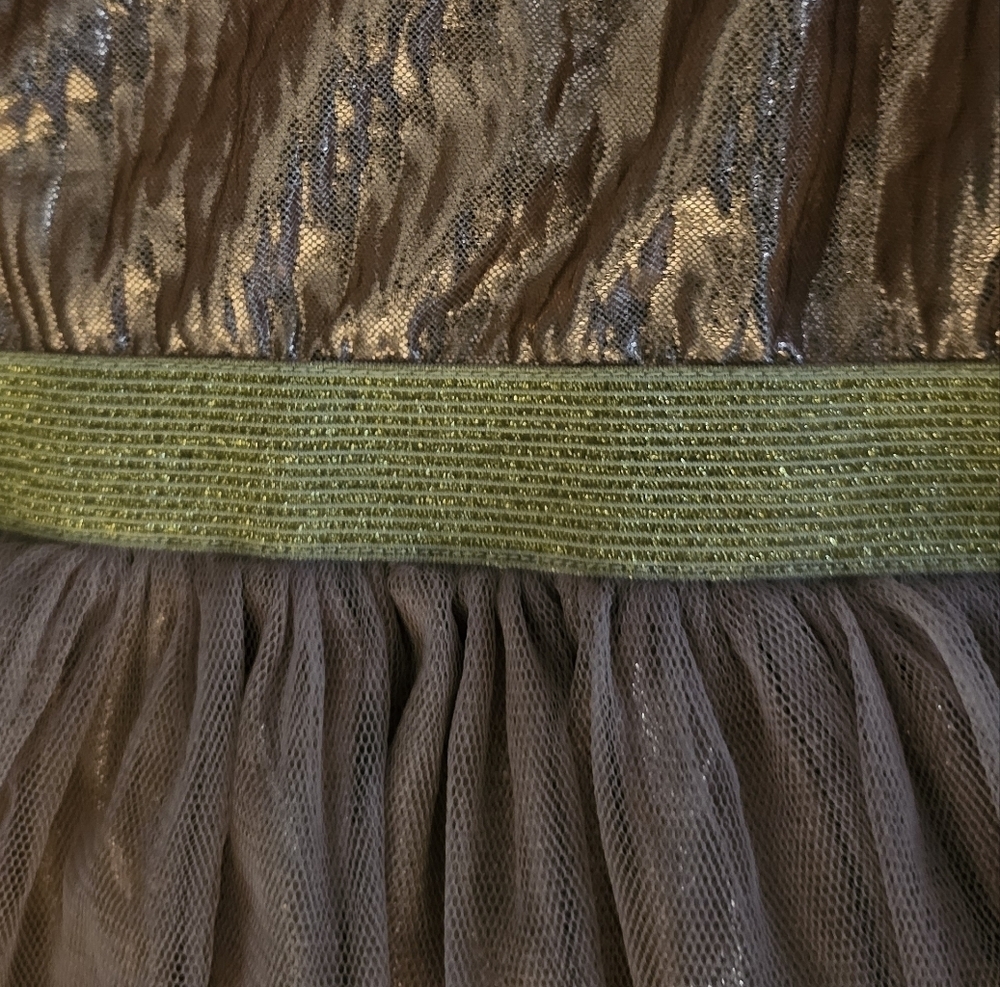 Nannette Pink and Gold Formal Kids Dress - Picture 6 of 10